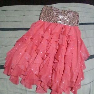 Speechless Strapless Prom Dress Size 7